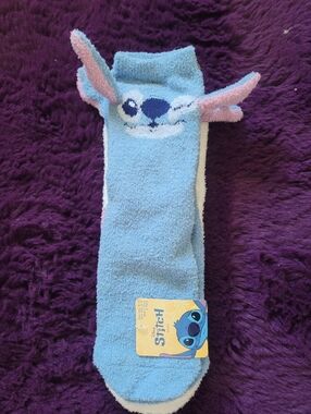 Disney Stitch Socks 3 Pairs - Brand New